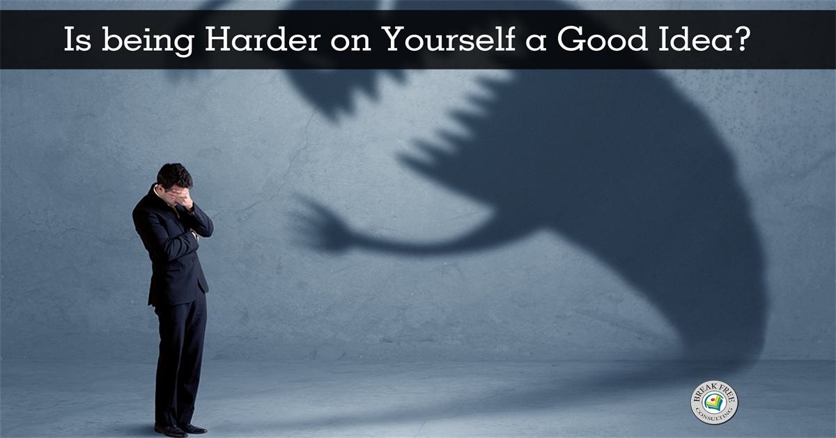 Is being harder on yourself than others a good idea?